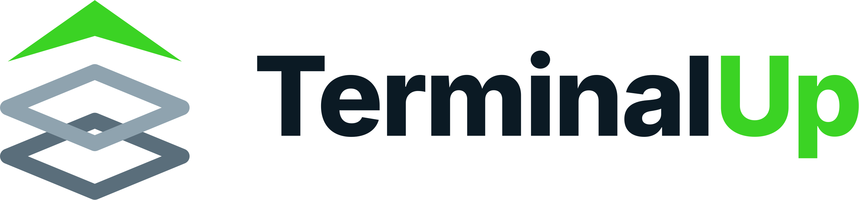 TerminalUp light wordmark TerminalUp wordmark for light interface backgrounds
